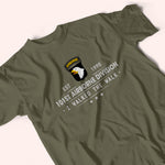 Army Veteran Custom Shirt Division And Time Personalized Gift