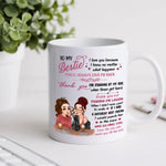 Bestie Custom Mug Thank You For Making Me Laugh Personalized Best friend Gift