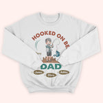 Fishing Custom Shirt Hooked On Being Grandpa Personalized Gift For Father