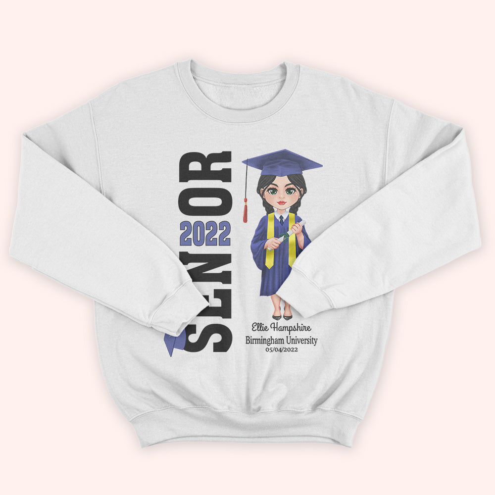 Graduation Custom Shirt Senior Class Of 2022 Personalized Gift