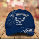 Veteran Custom Cap Duty Honor Country Personalized Gift
