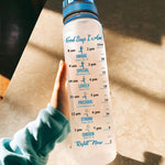 Running Girl Custom Tracker Bottle Just A Girl With Goals Personalized Gift