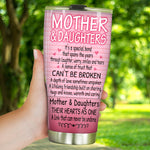 Mom Custom Tumbler Mother And Daughter Special Bond Link Can Never Be Undone Personalized Mother's Day Gift