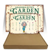 Gardening Custom Sign Grandma&#39;s Garden Where Love Grows Personalized Gift