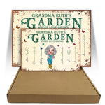 Gardening Custom Sign Grandma's Garden Where Love Grows Personalized Gift