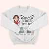 Cat Mom Custom Shirt Purrfectly Sane Cat Lady Personalized Gift