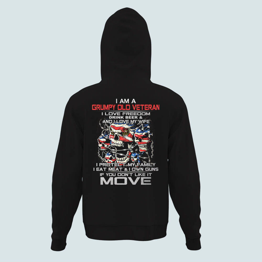 Veteran Custom Shirt I Am A Grumpy Old Veteran Personalized Gift