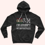 Veteran Biker Custom Shirt I'm Grumpy And I Like My Motorcycles Personalized Gift