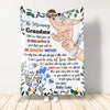 First Mother&#39;s Day Custom Blanket Grandma Told Me That You Are Awesome Mommy Personalized Gift