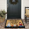 Dog Custom Doormat Welcome To The Dog&#39;s House Human Live Here Too Personalized Gift
