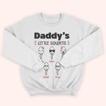 Dad Custom Shirt Daddy's Little Squirts Personalized Gift