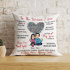 Couple Custom Pillow Hold This And Feel My Love Within Loved You Then Love You Still Personalized Anniversary Gift