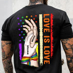 LGBT Custom Shirt Love Is Love Personalized Gift