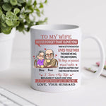 Couple Custom Mug Never Forget That I Love You The Things We Possessed Won't Matter Personalized Gift