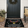 Veteran Custom Doormat This Property Is Protected By U.S Veteran Personalized Gift
