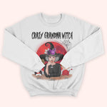 Halloween Custom Shirt Crazy Grandma Witch Personalized Gift