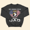 Veteran Custom Shirt U.S Veteran Proud Dad Personalized Gift