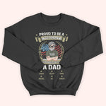 Veteran Custom Shirt Proud To Be A Veteran Even Prouder To Be A Dad Personalized Gift