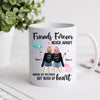 Bestie Custom Mug Friends Forever Never Apart Maybe In Distance Long Distance Friendship Personalized Gift