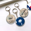 Veteran Custom Keychain Proudly Served Personalized Gift