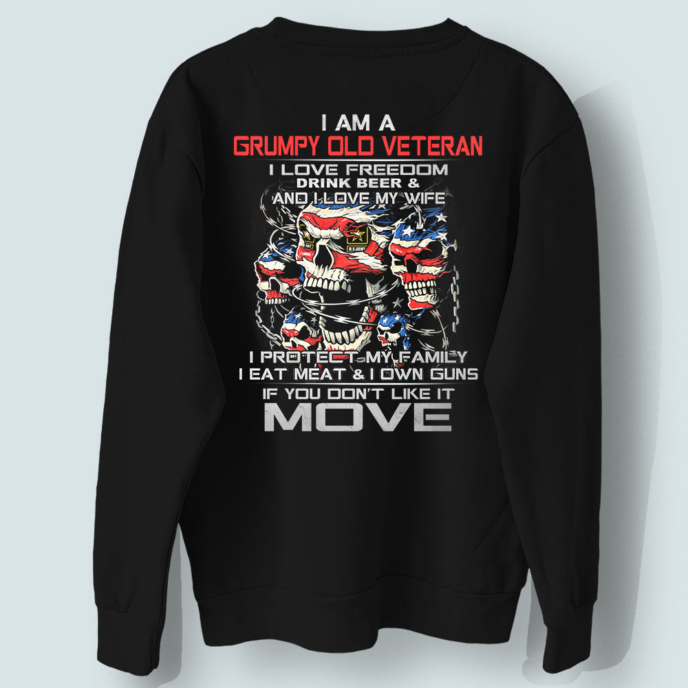 Veteran Custom Shirt I Am A Grumpy Old Veteran Personalized Gift