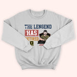 Veteran Custom Shirt The Lengend Has Retired Personalized Gift