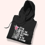 Female Veteran Custom Shirt I'm Not A Veteran's Wife I'm A Veteran Personalized Gift