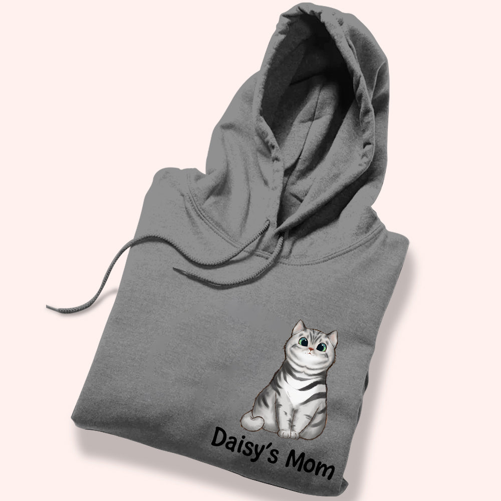 Cat Custom Shirt Cat's Mom Love Personalized Gift