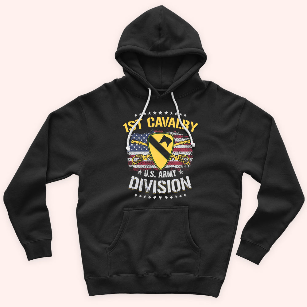 Army Veteran Custom Shirt 1st Cavalry Division Personalized Gift