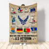 U.S Military Custom Blanket Home Is Where The Army Send Us Personalized Gift