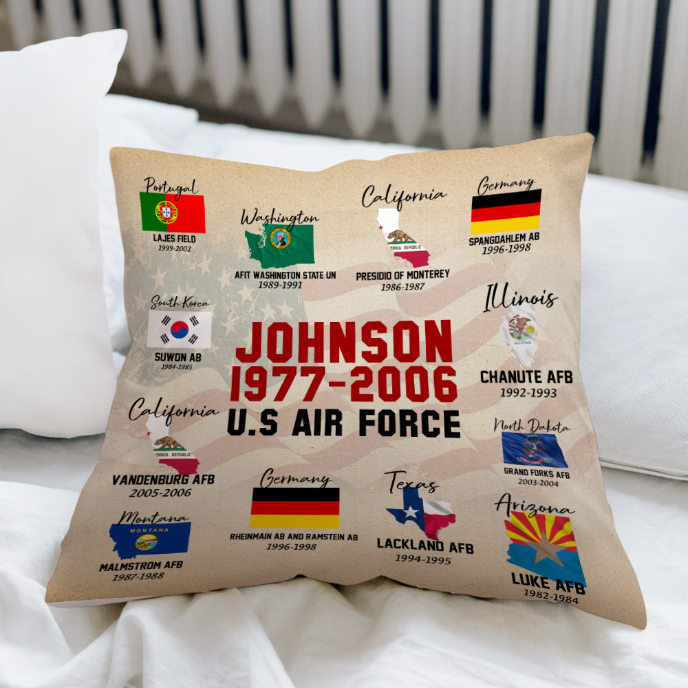 Veteran Custom Pillow Been There-Done That And Damn Proud Of it Personalized Gift