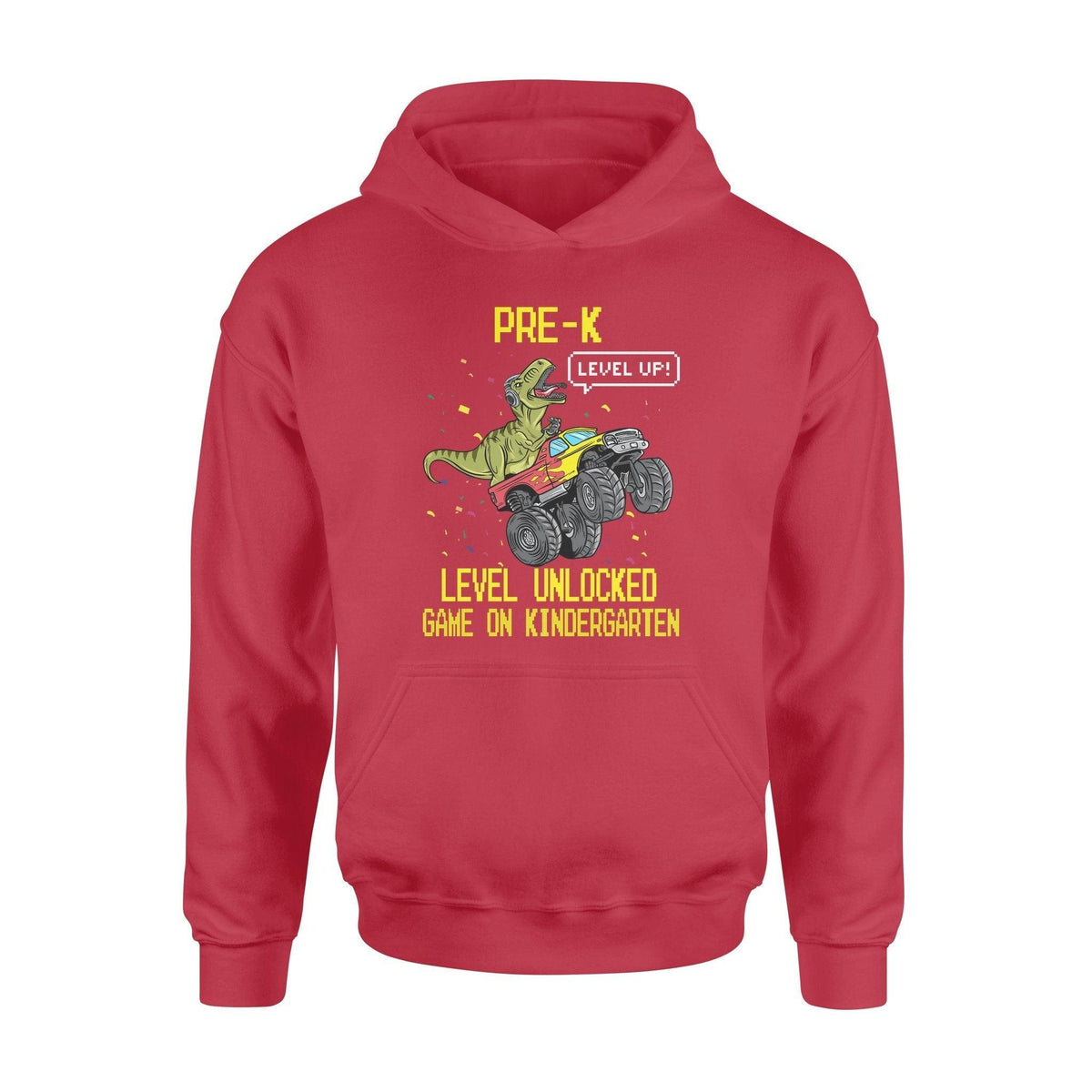 Dinosaur Kindergarden Level Unlocked Game On - Standard Hoodie - PERSONAL84