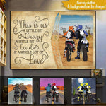 Dirt Bike Couple Custom Poster This Is Us Personalized Gift - PERSONAL84