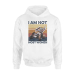 Dirt Track Racing I Am Not Most Women - Standard Hoodie - PERSONAL84