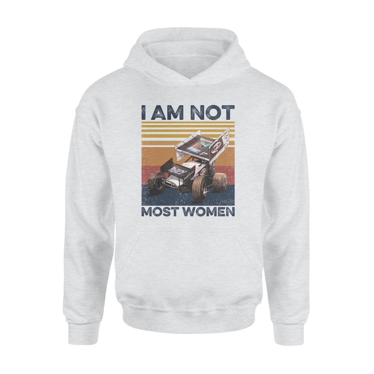 Dirt Track Racing I Am Not Most Women - Standard Hoodie - PERSONAL84