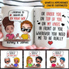 Dirty Naughty Custom Mug Always By Your Side Personalized Valentine&#39;s Day Gift For Husband Boyfriend Girlfriend - PERSONAL84