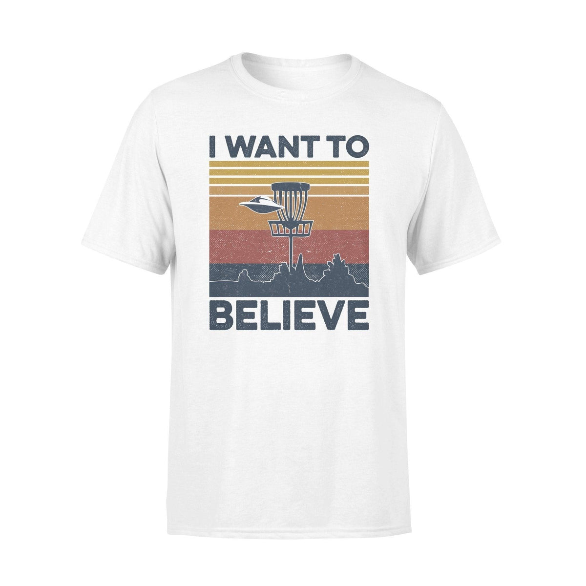 Disc Golf, UFO I Want To Believe - Standard T-shirt - PERSONAL84