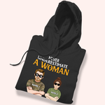 Vietnam Vet Custom Shirt Never Underestimate A Woman Who Was Raised By A Vietnam Veteran Personalized Gift