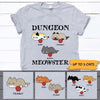 DnD, Cats Shirt Personalized Names And Breeds Dungeon Meowster - PERSONAL84