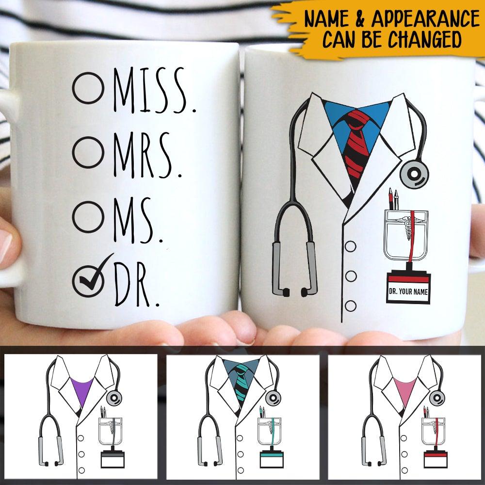Doctor Christmas Custom Mug Dr. Uniform Personalized Gift For Doctor - PERSONAL84