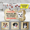 Dog Bone Pet Tag Personalized Funny Dog Tag I Got Lost Call My People - PERSONAL84