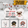 Dog Bone Pet Tag Personalized Please Find My Mum - PERSONAL84