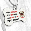 Dog Bone Pet Tag Personalized Please Find My Mum - PERSONAL84