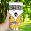 Dog, Campervan Tumbler Customized Name And Breed Dog Mom - PERSONAL84