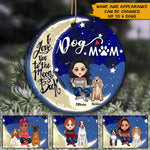 Dog Christmas Custom Ornament Dog Mom I Love You To The Moon And Back Personalized Gift Dog Mom - PERSONAL84