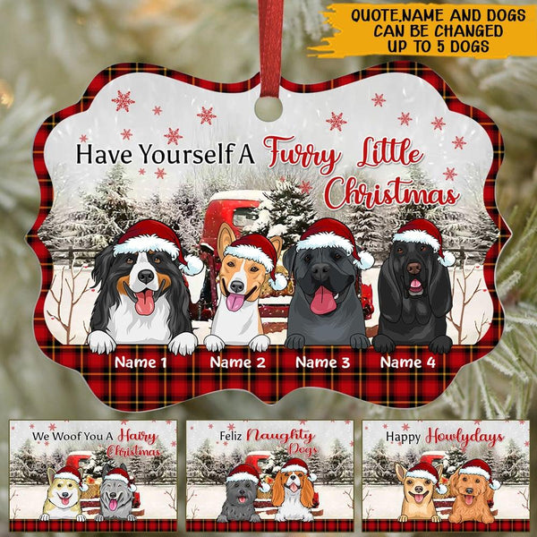 Have Yourself A Furry Little Christmas - Personalized Ornament For