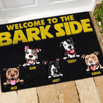 Dog Custom Doormat Welcome To The Bark Side Personalized Gift - PERSONAL84