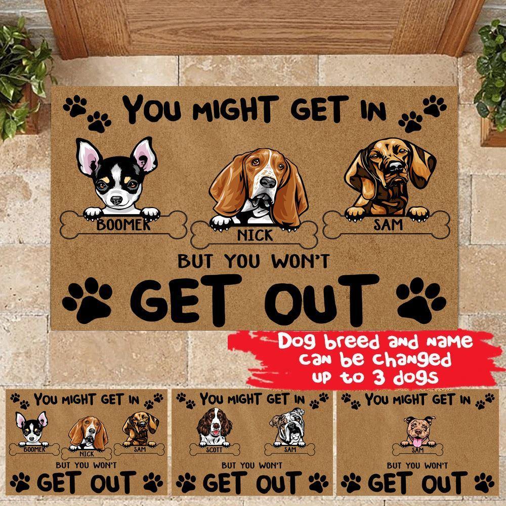 Dog Doormat Customized It Really Is The Dog House - PERSONAL84