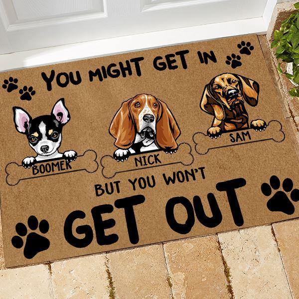 Dog Doormat Customized It Really Is The Dog House - PERSONAL84