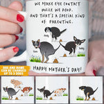 Dog Custom Mug Special Kind Of Parenting Happy Mother's Day Personalized Gift - PERSONAL84